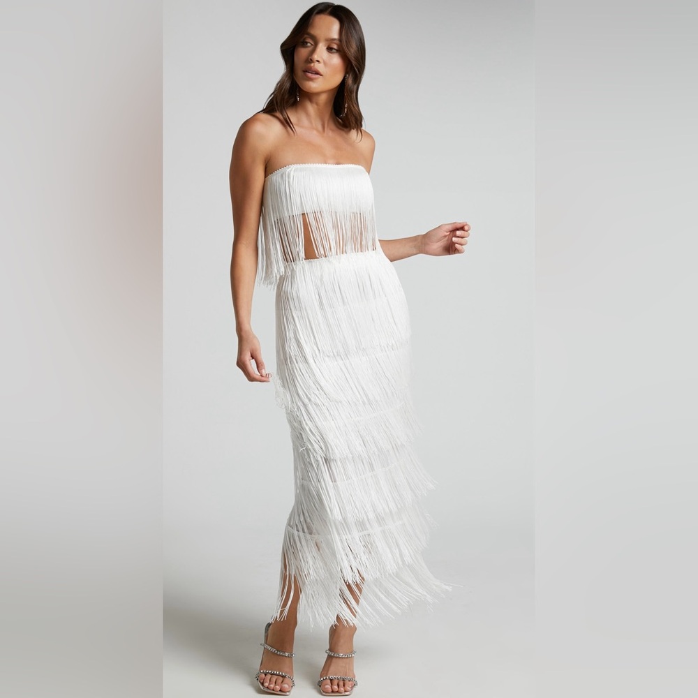 Showpo Amalee fringe two piece set